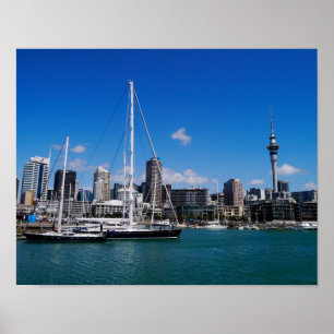 Auckland Harbour, New Zealand - Poster