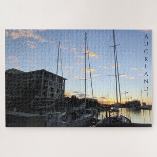 auckland harbour sunrise jigsaw puzzle