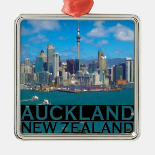 Auckland Metal Tree Decoration