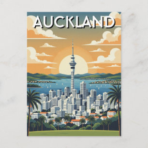 Auckland New Zealand Postcard