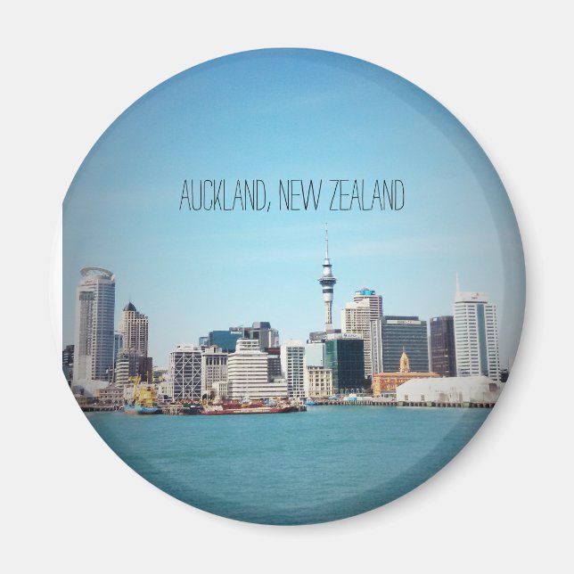 Auckland, New Zealand skyline Magnet (Front)