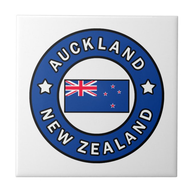 Auckland New Zealand Tile (Front)