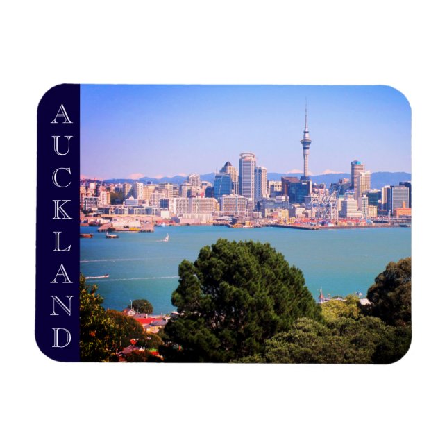 auckland skyline nz magnet (Horizontal)