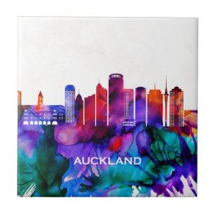 Auckland Skyline Tile
