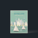 Auckland vintage poster postcard<br><div class="desc">Auckland vintage poster</div>