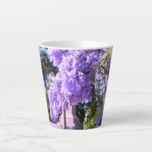 Auckland's Purple Princess Tree  Latte Mug
