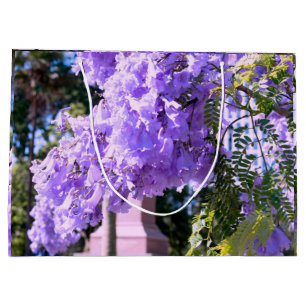 Auckland's Purple Princess Tree Paper Shopping Bag