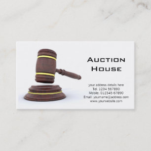 Auction House Business Card