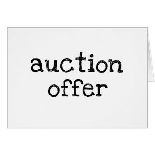 Auction Offer