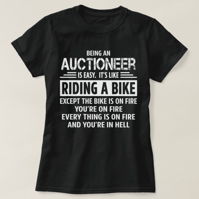 Auctioneer T-Shirt (Design Front)