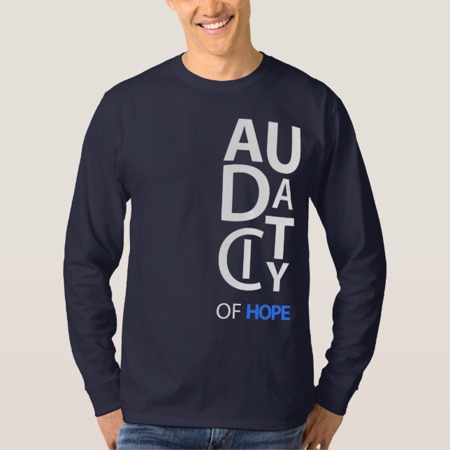 "Audacity" Designer Long Sleeve T-Shirt (Front)