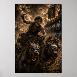 Audacity / Jockey / Dog Race Poster