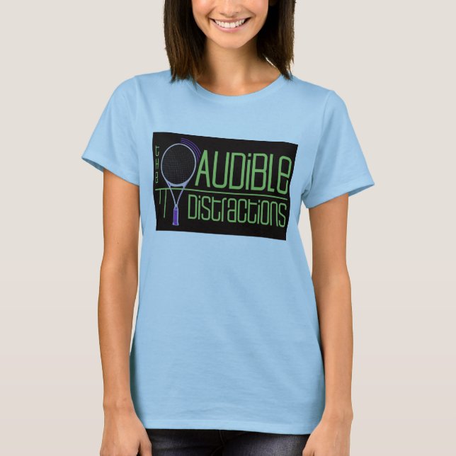 Audible Distractions in black T-Shirt (Front)