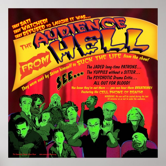 Audience From Hell Theatre Poster (Front)