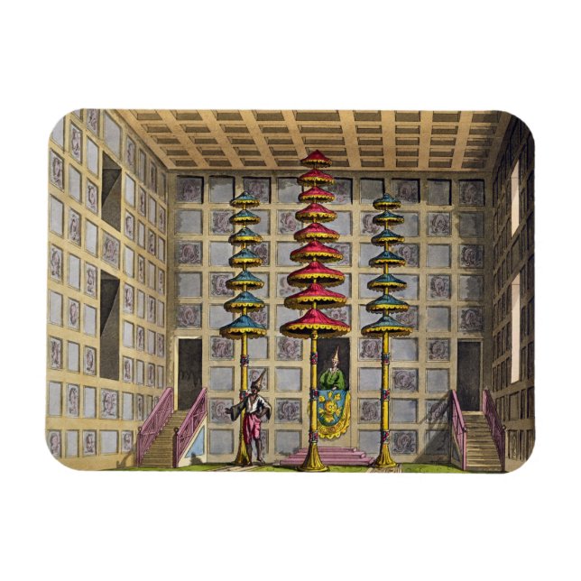 Audience Hall, Cochin China, plate 88 from 'Le Cos Magnet (Horizontal)