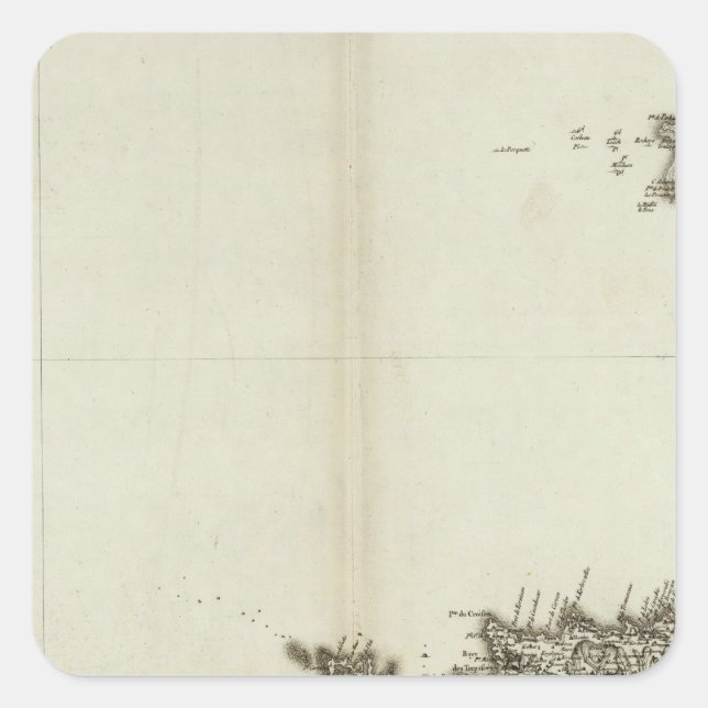 Audierne, rade de Brest Square Sticker (Front)