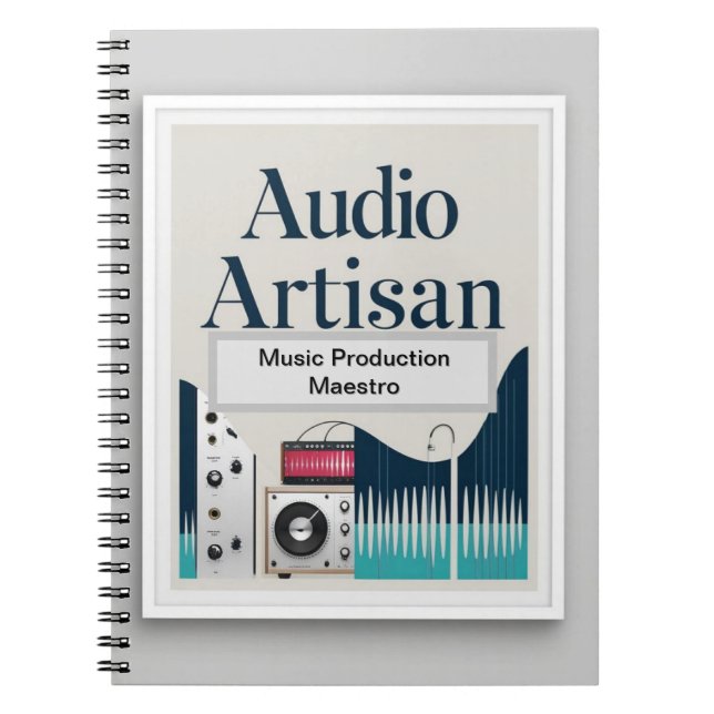 Audio Artisan - Music Production Maestro Notebook (Front)