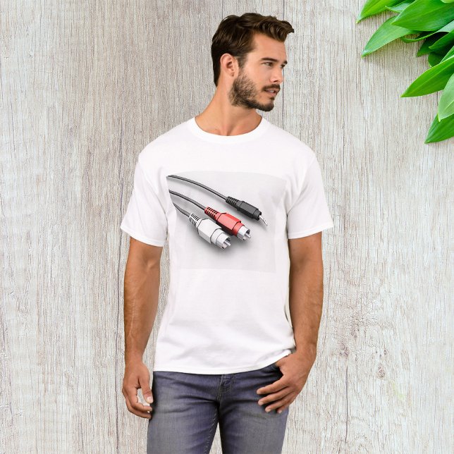 Audio Cables Vintage Tech  T-Shirt (Creator Uploaded)