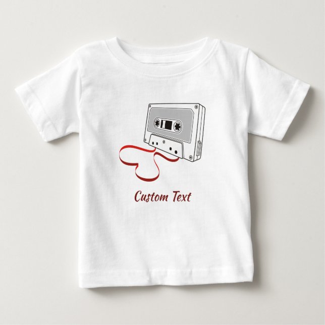 Audio cassette baby T-Shirt (Front)