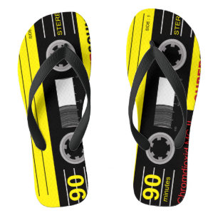 Audio Cassette MixTape Jandals