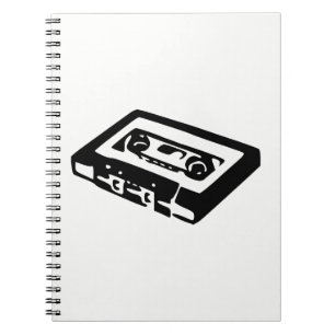 Audio Cassette Spiral Notebook