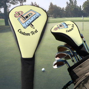 Audio Cassette with Pencil Golf Head Cover