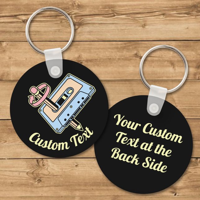 Audio Cassette with Pencil Key Ring (Creator Uploaded)