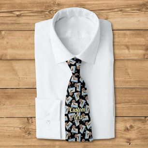 Audio Cassette with Pencil Pattern Tie