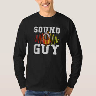 Audio Engineer Headphones Sound Guy Sound Engineer T-Shirt