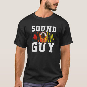 Audio Engineer Headphones Sound Guy Sound Engineer T-Shirt