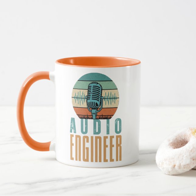 Audio Engineer Mug (With Donut)