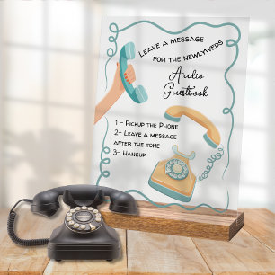Audio guestbook message doodle whimsical sign