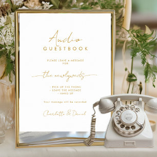 Audio Guestbook   Phone Message Guest Book Sign