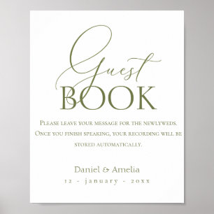 Audio Guestbook Sign, Wedding Audio Guestbook