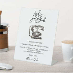 Audio Guestbook Wedding Sign