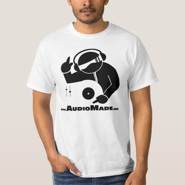 Audio Made DJ and Music Producer T-Shirt (Front)