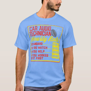 Audio Technician Hourly Rate T-Shirt