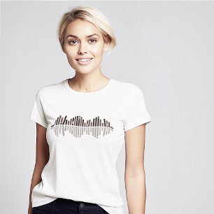 Audiobooks Books Sound Wave Symbol T-Shirt