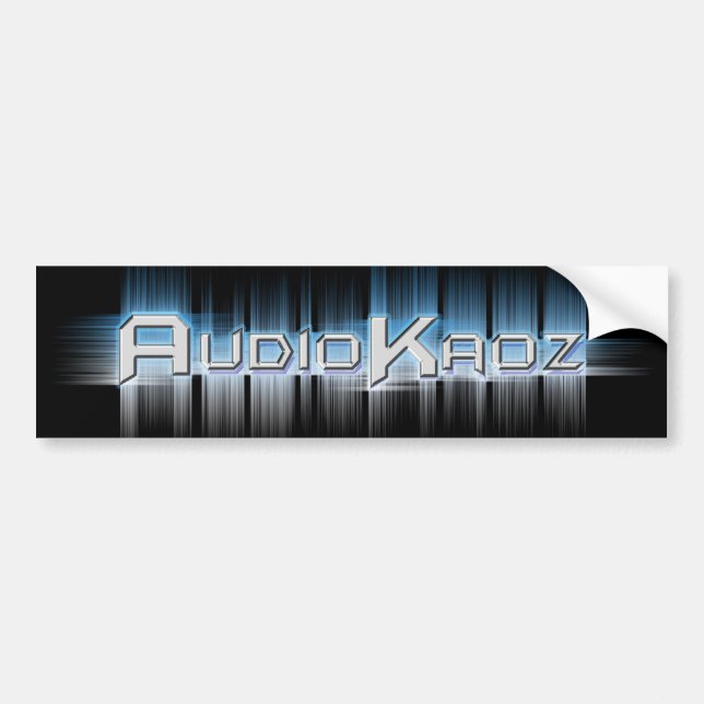 AudioKaoz Bumpersticker Bumper Sticker (Front)
