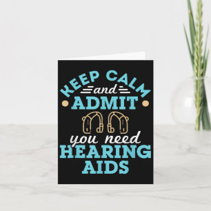 Audiologist Audiology Squad Staff Funny Hearing Ai Card