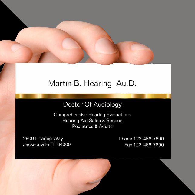 Audiology Business Cards (Creator Uploaded)