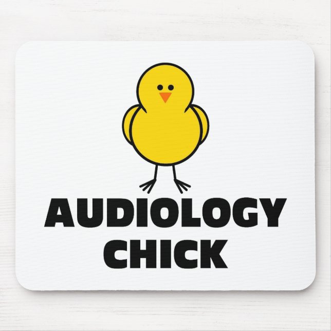 Audiology Chick Mouse Pad (Front)