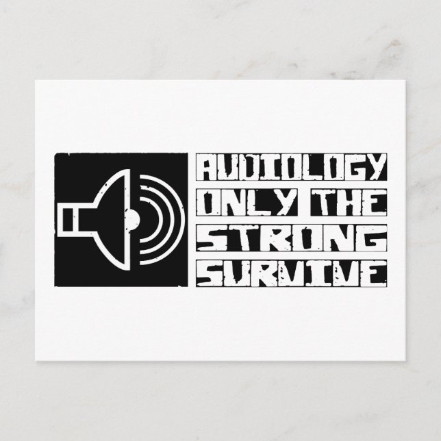Audiology Survive Postcard (Front)