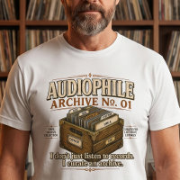 Audiophile Archive No. 01 Vinyl Tee