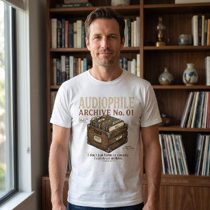 Audiophile Archive Vinyl Collector T-Shirt