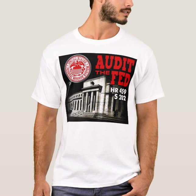 Audit the Fed T-shirt Male (Front)