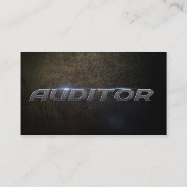 Auditor Business Card (Front)
