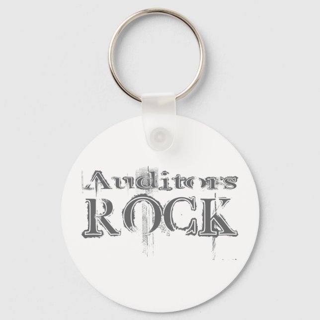 Auditors Rock Key Ring (Front)