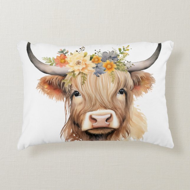 Audrey Cow Decorative Cushion (Front)