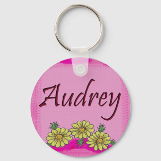 Audrey Daisy Keychain